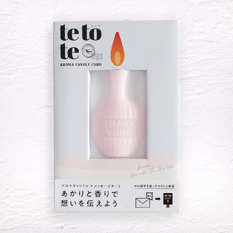 tetote「THANK YOU」 (ピンク)　サクラの香り